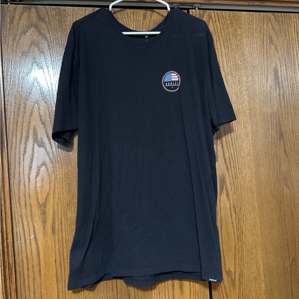 Men’s Hurley Black Crew Neck Short Sleeve Tee
